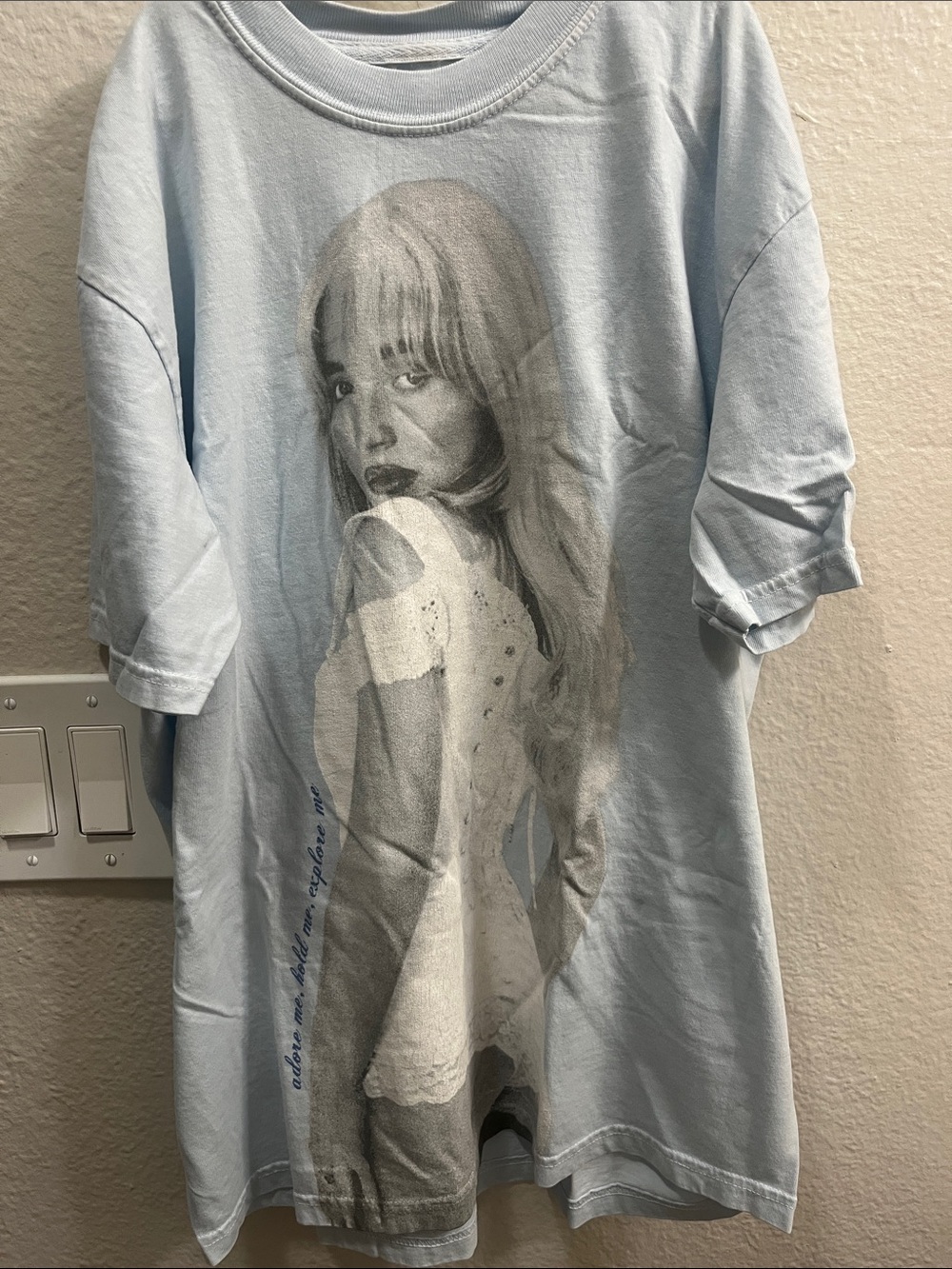 Light blue shirt